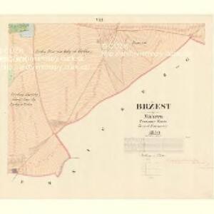 Bržest - m0244-1-006 - Kaiserpflichtexemplar der Landkarten des stabilen Katasters
