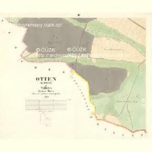 Otten (Wotin) - m2202-1-003 - Kaiserpflichtexemplar der Landkarten des stabilen Katasters