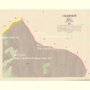 Ullersloh - c5416-2-002 - Kaiserpflichtexemplar der Landkarten des stabilen Katasters