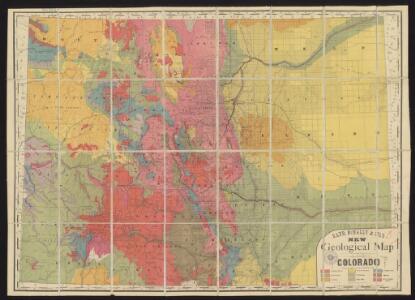 Rand McNally & Co.'s new geological map of Colorado