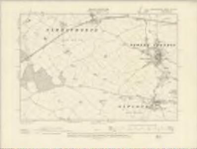 Leicestershire XLIII.NW - OS Six-Inch Map