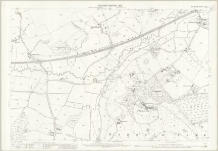 Wiltshire LXIX.2 (includes: Donhead St Andrew; Semley; Tisbury; West Tisbury) - 25 Inch Map