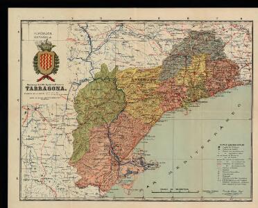 Mapa de la provincia de Tarragona / datos facilitados y revisados por el Instituto Geográfico y Catastral