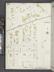 Queens V. 4, Plate No. 23 [Map bounded by Myrtle Ave., Maple Ave., Lexington Ave., Welling, Oak]