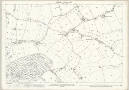 Essex (1st Ed/Rev 1862-96) IX.15 (includes: Debden; Wimbish) - 25 Inch Map
