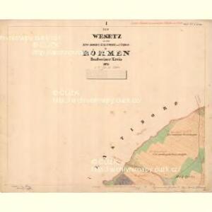Cžeras - c0859-1-001 - Kaiserpflichtexemplar der Landkarten des stabilen Katasters