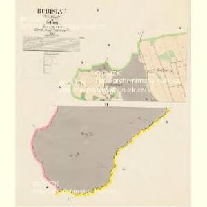 Budislau (Budislaw) - c0638-1-001 - Kaiserpflichtexemplar der Landkarten des stabilen Katasters