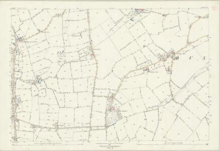 Suffolk LV.12 (includes: Buxhall; Rattlesden) - 25 Inch Map