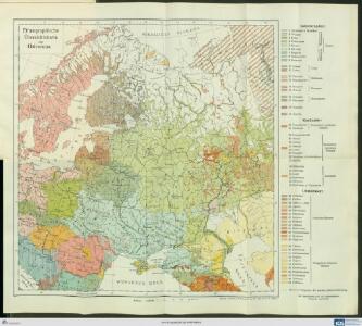 Ethnographische Übersichtskarte von Osteuropa