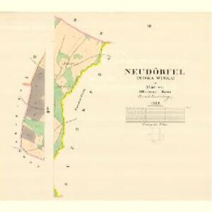 Neudörfel (Nowa Wiska) - m2044-1-003 - Kaiserpflichtexemplar der Landkarten des stabilen Katasters