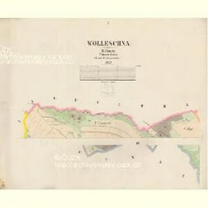 Wolleschna - c5436-1-001 - Kaiserpflichtexemplar der Landkarten des stabilen Katasters