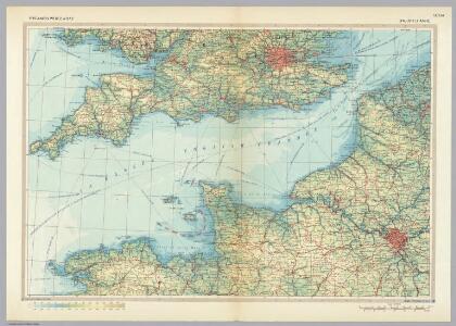 English Channel.  Pergamon World Atlas.