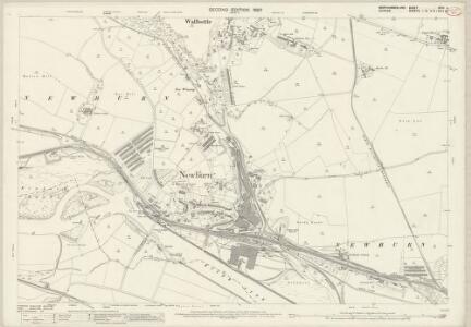 Northumberland (Old Series) XCVI.4 (includes: Newburn; Ryton) - 25 Inch Map