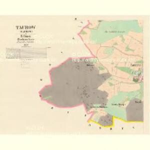 Taurow - c7947-1-002 - Kaiserpflichtexemplar der Landkarten des stabilen Katasters