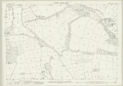 Cornwall XLIX.6 (includes: Ladock; Newlyn; St Enoder) - 25 Inch Map