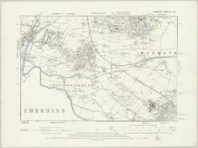 Lancashire CXI.SW - OS Six-Inch Map