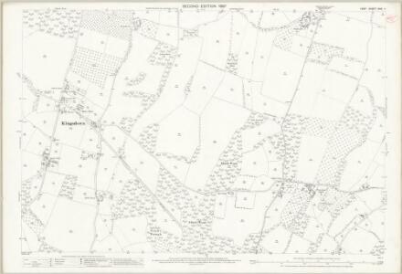 Kent XXIX.4 (includes: Ash; Stansted; West Kingsdown) - 25 Inch Map
