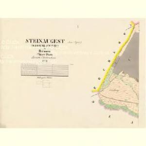 Steinaugest (Kameni-Augezd) - c3028-1-001 - Kaiserpflichtexemplar der Landkarten des stabilen Katasters