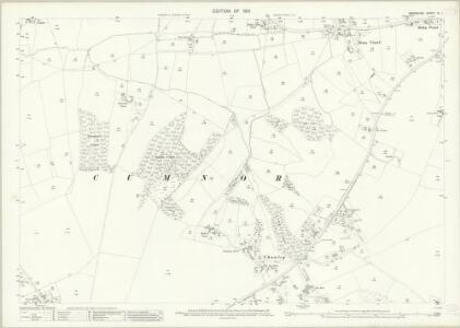 Berkshire VI.1 (includes: Cumnor; North Hinksey) - 25 Inch Map