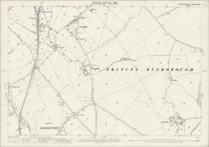 Buckinghamshire XXXVII.11 (includes: Bledlow cum Saunderton; Lacey Green; Longwick cum Ilmer; Princes Risborough) - 25 Inch Map