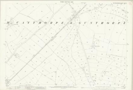 Nottinghamshire XXXIX.6 (includes: Bulcote; Caythorpe; Gunthorpe; Lowdham) - 25 Inch Map