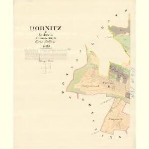 Hornetz - m0771-1-002 - Kaiserpflichtexemplar der Landkarten des stabilen Katasters