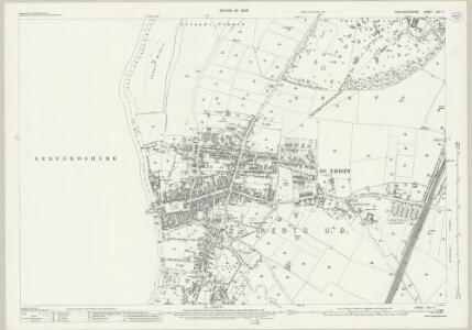 Huntingdonshire XXV.11 (includes: Eaton Socon; Eynesbury; St Neots Rural; St Neots) - 25 Inch Map