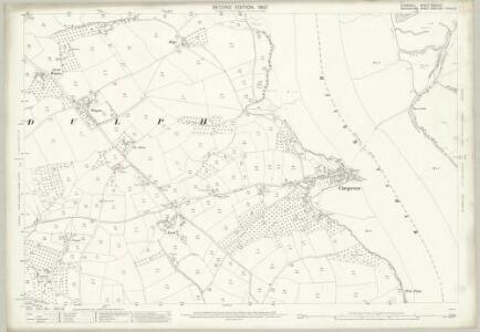 Cornwall XXXVIII.9 (includes: Bere Ferrers; Botus Fleming; Landulph) - 25 Inch Map