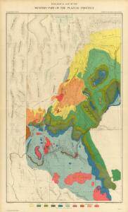 Geological Map Of The Western Part Of The Plauteau Province. Sheet II.(Index to) ...The Tertiary History Of The Grand Canon District.
