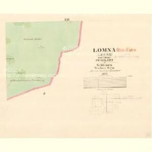 Lomna (Lomno) - m0508-1-020 - Kaiserpflichtexemplar der Landkarten des stabilen Katasters