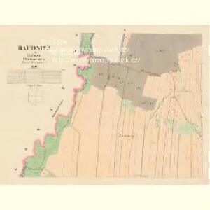 Raudnitz - c6558-1-002 - Kaiserpflichtexemplar der Landkarten des stabilen Katasters