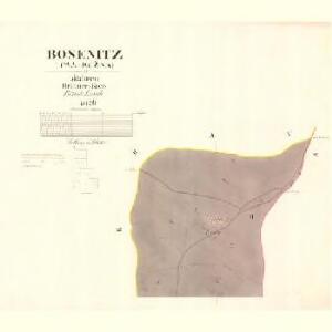 Bosenitz (Twa Rožna) - m3175-1-001 - Kaiserpflichtexemplar der Landkarten des stabilen Katasters