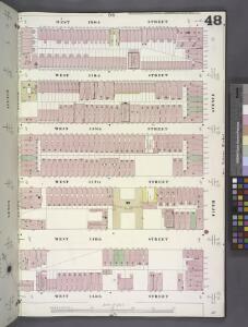 Manhattan, V. 7, Plate No. 48 [Map bounded by W. 120th St., 5th Ave., W. 115th St., Lenox Ave.]