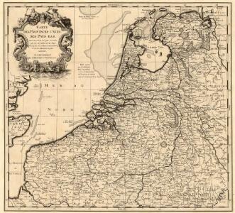 Carte des Provinces Unies des Pays Bas