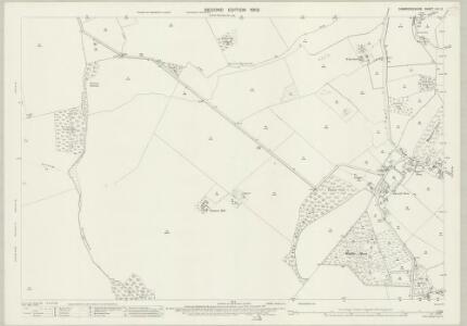 Cambridgeshire LIV.10 (includes: Little Shelford; Newton; Sawston; Thriplow; Whittlesford) - 25 Inch Map
