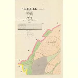 Kostelletz - c3379-1-001 - Kaiserpflichtexemplar der Landkarten des stabilen Katasters