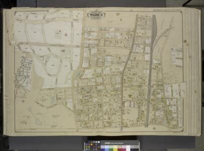 Queens, Vol. 1, Double Page Plate No. 11; Sub Plan;   Formerly Town of Flushing 3rd Ward; [Map bounded by Grand Ave., Black Stump      Road, Charlecote, Croydon Jamaica Estates Road, Edgerton Blvd., Doncaster Blvd., Henley Road, Midland Parkway, Radno