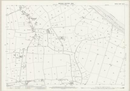 Norfolk XXX.10 (includes: Happisburgh; Lessingham) - 25 Inch Map