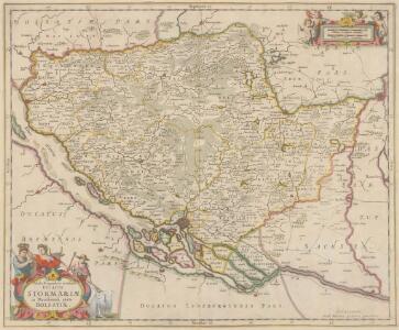 Tabula Geographica novissima Ducatus Stormariae, in Meridionali parte Holsatiae. [Karte], in: Novus atlas absolutissimus, Bd. 1, S. 152.