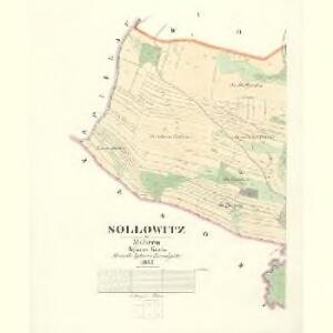 Sollowitz - m2690-1-001 - Kaiserpflichtexemplar der Landkarten des stabilen Katasters