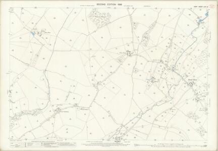 Kent LXVI.13 (includes: Brabourne; Monks Horton; Sellindge; Smeeth) - 25 Inch Map