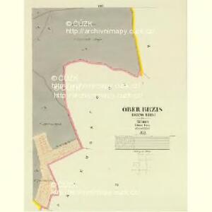 Ober Brzis (Horno Břis) - c2021-1-007 - Kaiserpflichtexemplar der Landkarten des stabilen Katasters