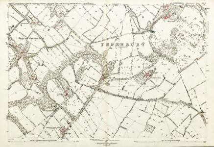 Gloucestershire LXVII.12 (includes: Almondsbury) - 25 Inch Map