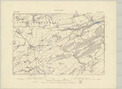 Montgomeryshire XXII.NE - OS Six-Inch Map