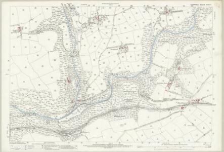Cornwall XXXV.7 (includes: Liskeard; St Cleer; St Neot; St Pinnock) - 25 Inch Map
