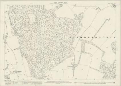 Kent LVI.4 (includes: Bishopsbourne; Bridge) - 25 Inch Map