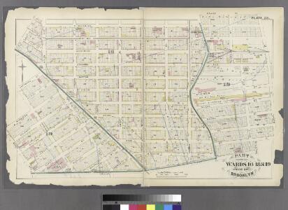 Plate 28: Part of Wards 16, 18 & 19. City of Brooklyn.