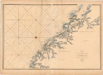 Museumskart 97: Karta öfver den nordvestra kusten af Norrige ifrån Stadtland til Trondhjem