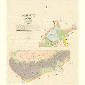 Koschitz - c3397-1-001 - Kaiserpflichtexemplar der Landkarten des stabilen Katasters