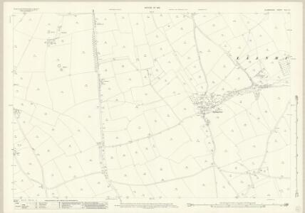 Glamorgan XLV.10 (includes: Llan Faes; Llandw; Llanmihangel; Llantwit Major) - 25 Inch Map